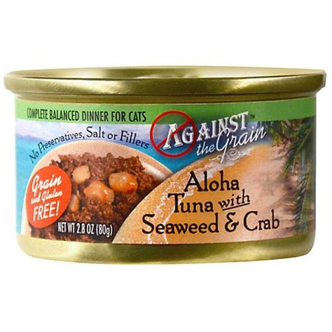 Against the Grain Aloha Tuna with Seaweed & Crab Grain Free Wet Cat ...