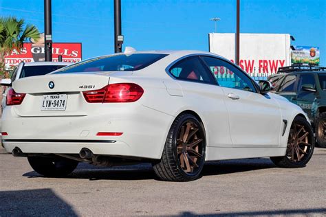 Bmw 435i F32 White Ferrada Fr2 Wheel Wheel Front