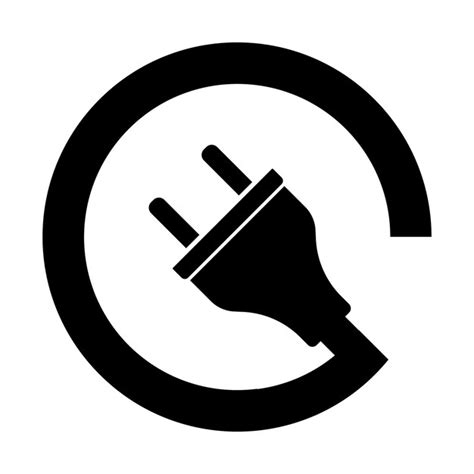 Premium Vector Plug Icon Logo Vector Design Template