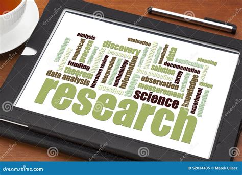 Scientific Research Word Cloud Stock Image Image Of Discovery