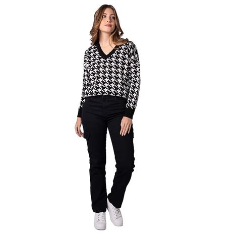 Jean Cargo Fit Para Mujer Lec Lee Negro Lec Lee Falabella