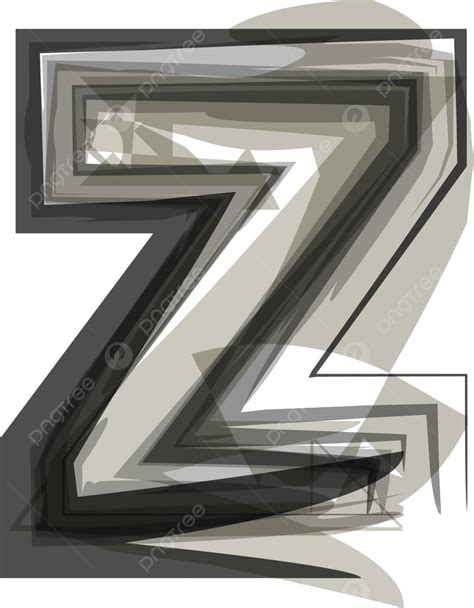 Abstract Letter Z Sketch Background Letter Vector Sketch Background