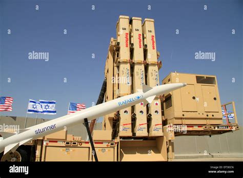 Davids Sling Sharvit Ksamim Air Defense System Stock Photo