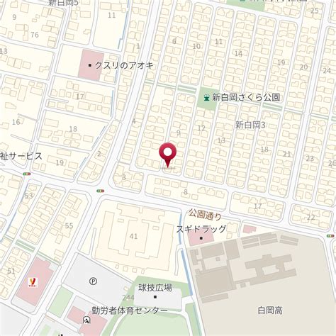 埼玉県白岡市新白岡3－9－10 の地図 Mapfan