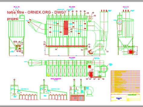 Proje Sitesi Torba Filtre Autocad Projesi