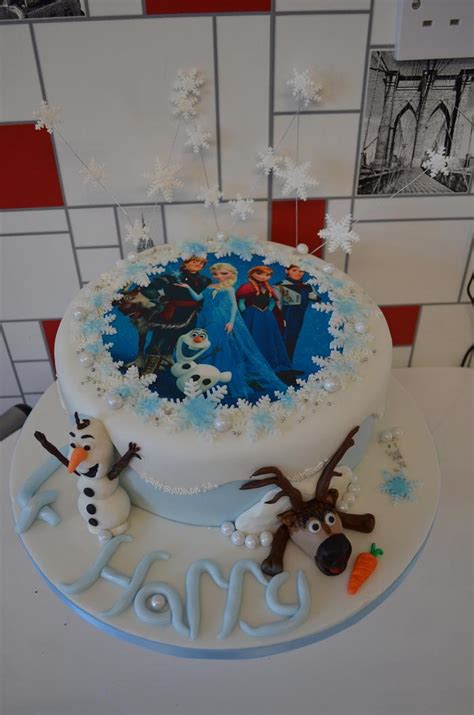 Frozen Decorated Cake By Lisa Pallister Cakesdecor