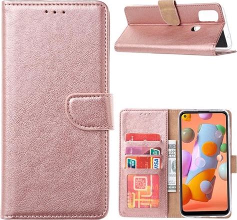 Samsung Galaxy A S Bookcase Rose Goud Portemonee Hoesje Bol