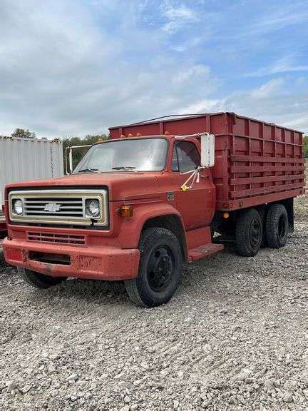 Title 1973 Chevrolet C60 Grain Truck Langham Auctioneers