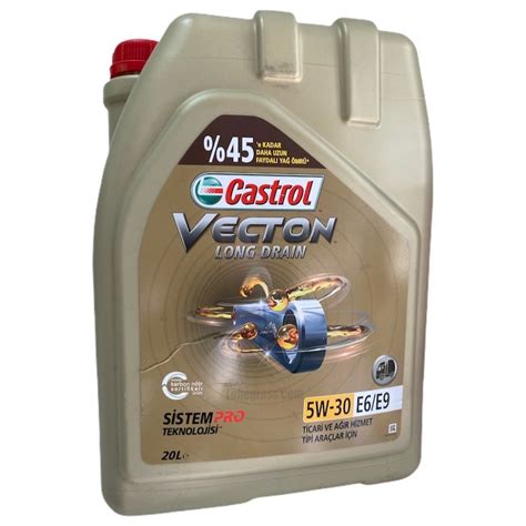 Castrol Vecton Long Drain 5w30 E6e9 20 Lt Madeni Yağ Market