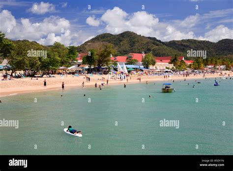 Caribbean, St Lucia, Rodney Bay, Reduit Beach Stock Photo - Alamy