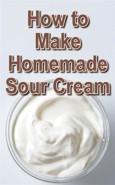 How To Make Homemade Sour Cream Backyard Goats