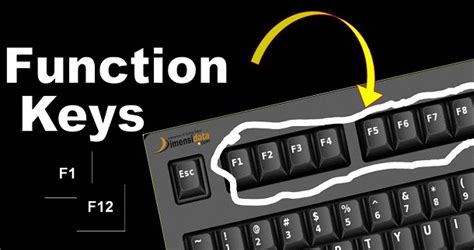 Fungsi Tombol Function Keys F1 Sampai F12 Pada Keyboard Komputer