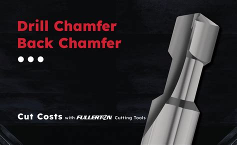 Custom Drill Chamfer Back Chamfer Tool Saved Customer 114K Annually