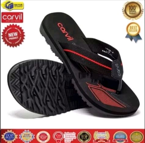 Sandal Carvil Spons Pria Sendal Jepit Carvil Terbaik Lazada Indonesia