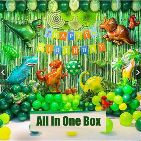 Dinosaur Theme Birthday Party Set Shopee Philippines