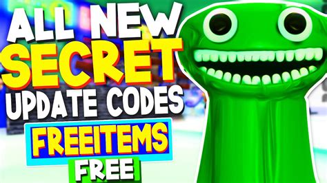 New All Working Codes For Garten Of Banban Rp Roblox Garten Of