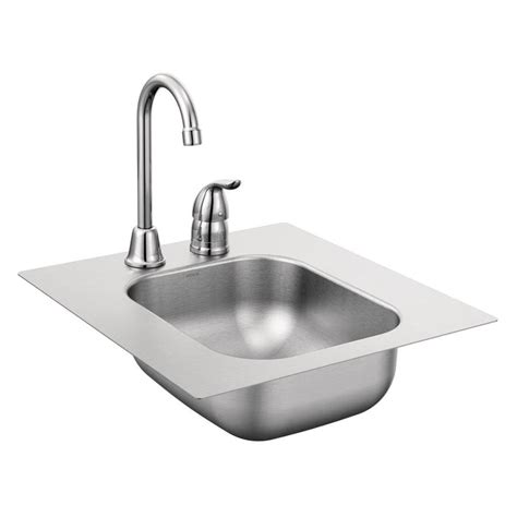 Shop Moen Series Single Basin Stainless Steel Drop In Residential