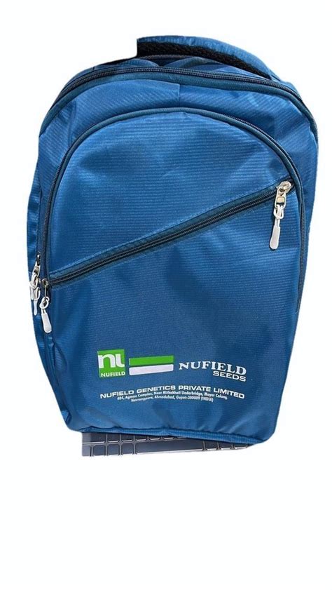 Mep Polyester Blue Backpack Bag Number Of Compartments Bag