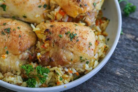 Rice Stuffed Chicken Thighs Momsdish