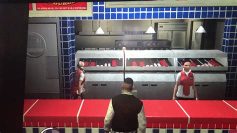 Gta Iv At Burger Shot 😂😂 Youtube