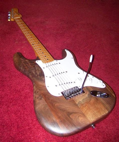 Walnut Electric Guitar By Stevetheguitarguy