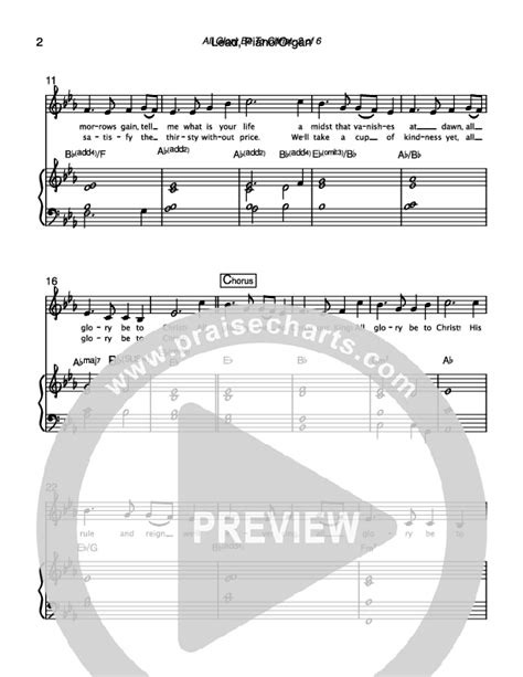 All Glory Be To Christ Sheet Music PDF (Kings Kaleidoscope) - PraiseCharts