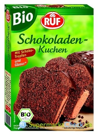 Ruf Bio Kuchenbackmischung Schokoladen Kuchen Preis Angebote