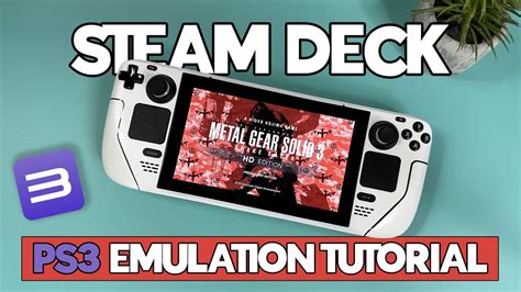 Steam Deck PS3 RPCS3 Emulation Tutorial EASY 2024 GUIDE YouTube