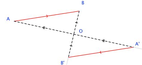 La symétrie centrale en 5ème Cours exercices et vidéos maths