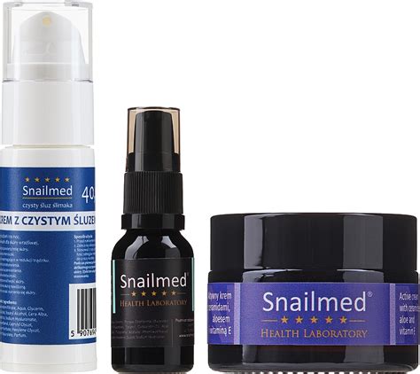 Men Set Snailmed F Cr Ml Cr Ml Ser Ml Makeup Uk