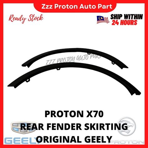 Ready Stock Proton X70 Rear Back Belakang Fender Skirting Original