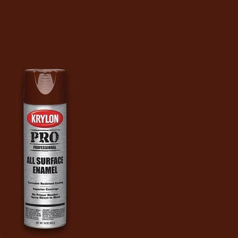 Krylon Professional Gloss Brown Spray Paint Actual Net Contents 15 Oz