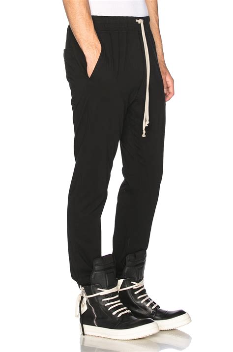 DRKSHDW By Rick Owens Berlin Drawstring Pants In Black FWRD