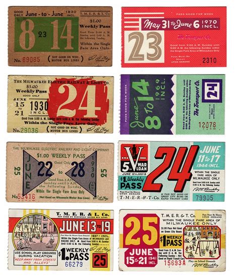 Bus Tickets Vintage Graphic Design Ticket Design Vintage Graphics