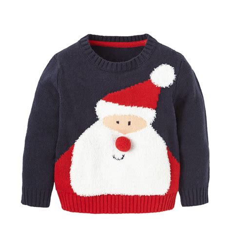 Santa Christmas Jumper Jumpers And Cardigans Mothercare Christmas