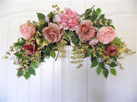 Antique Pink Rose Arch Floral Design Swag By Tlgsilkfloral On Etsy 59