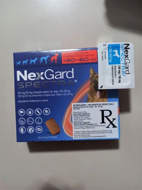 Nexgard Spectra Chewable Tablet Kg Sold Per Tablet Lazada Ph