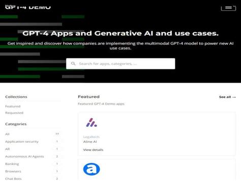 Gpt 4 Demo Ai Tool Review Top Alternatives Pricing Features And Benefits