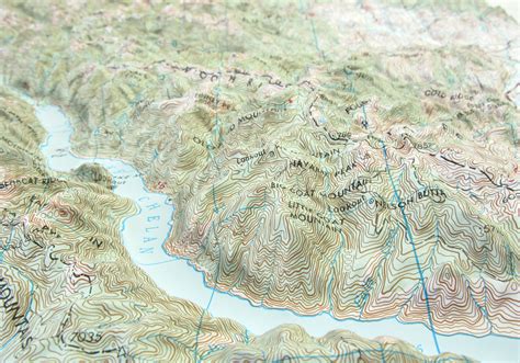 Concrete USGS Regional Raised Relief Map In 2022 Relief Map Digital