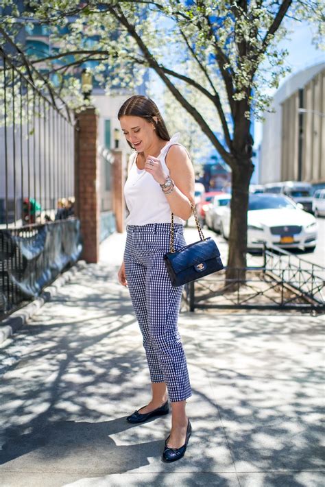 How To Style Gingham Pants For Work Connecticut Fashion And Lifestyle