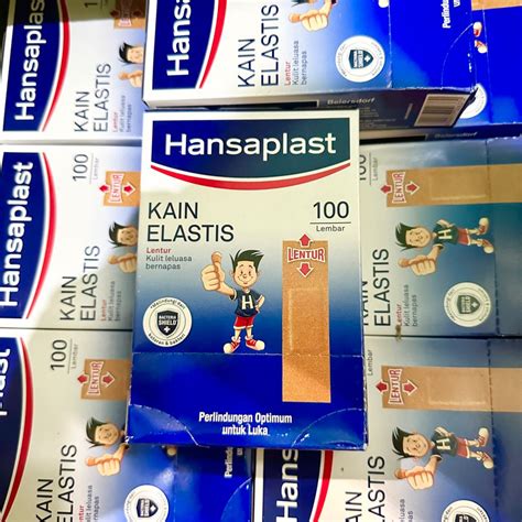 Jual Hansaplast Plester Kain Elastis Isi 110 Strip 100 10 Shopee