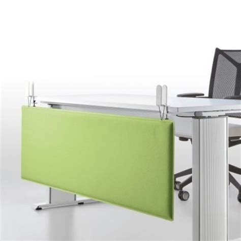 Acoustic Desk Divider Decampo Preform Gmbh Desk Mounted Fabric