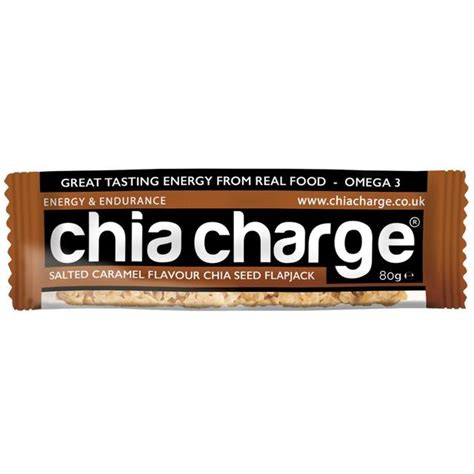 Chia Charge Salted Caramel Chia Seed Flapjack Ocado