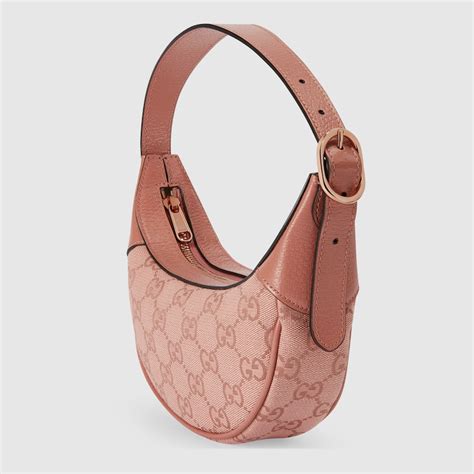 Ophidia Gg Mini Bag In Pink Canvas Gucci Za