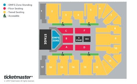 46 Seating Plan At Resorts World Arena Birmingham