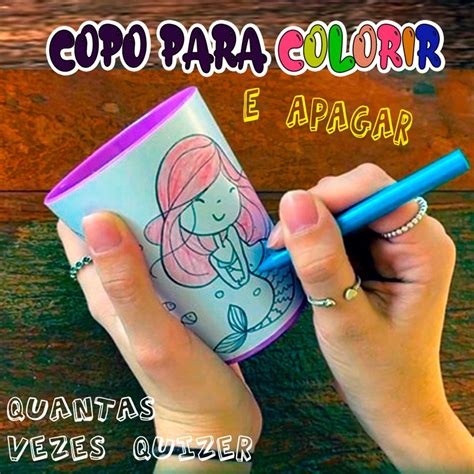 Copo Para Colorir Tema Dinossauro Giz De Cera Borracha Elo