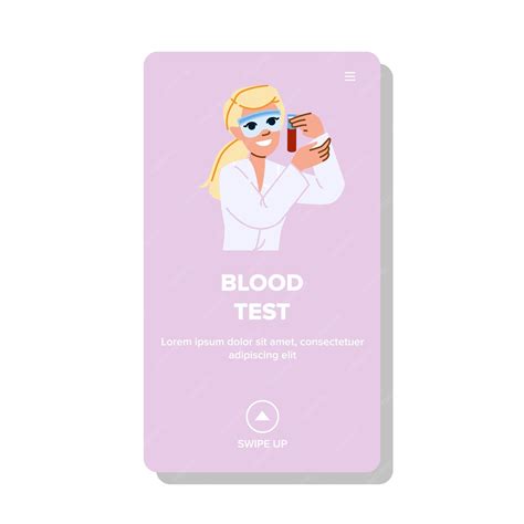Premium Vector | Health blood test vector
