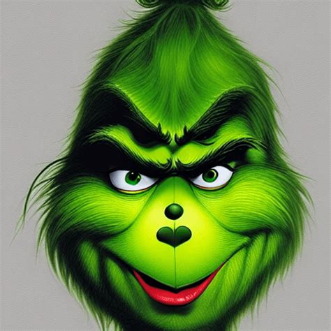 How To Draw The Real Grinch