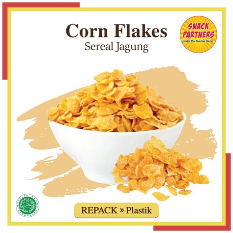 Jual Corn Flakes Cereal Repack Kiloan Gr Gr Sereal Emping