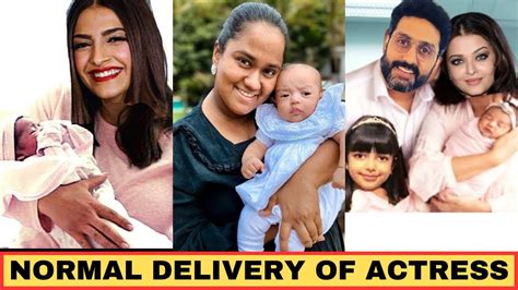 10 Bollywood Actresses Who Choose Normal Delivery Arpita Khan Anushka